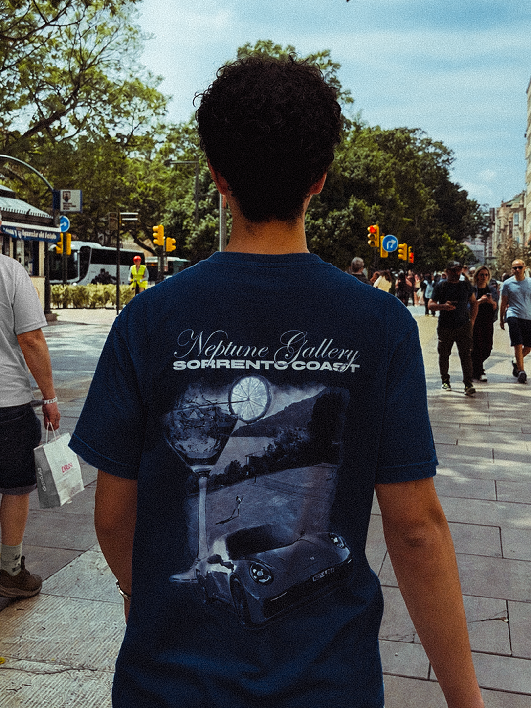 Sorrento Coast T-Shirt Navy